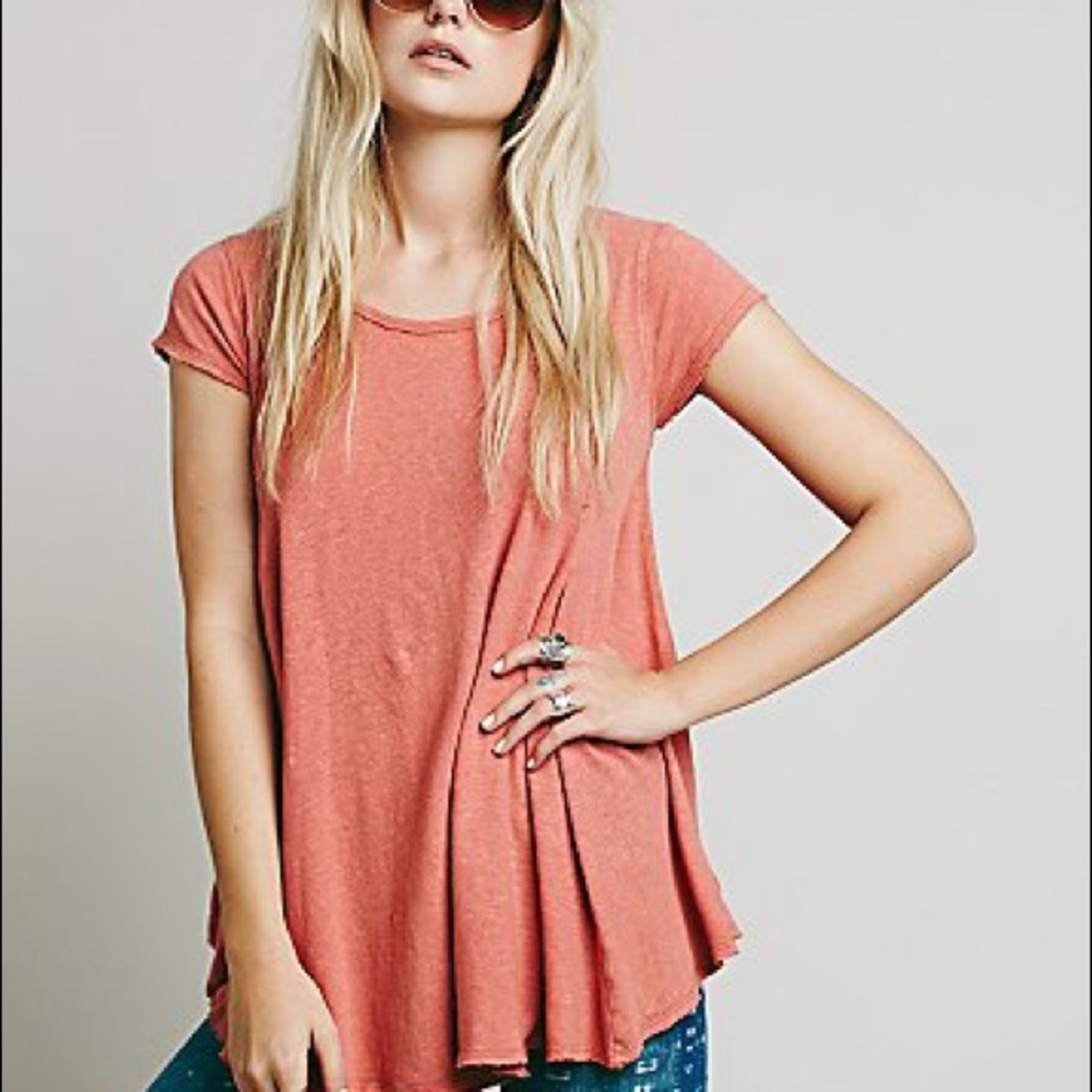 Free People We The Free shirt Coral